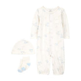 Set de Pijama Perritos Crema